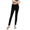 thumbnail image 1 of WEAIXIMIUNG Womens Jeans Short Length Pull On Ladies' Jeans Slim Fit High Waist High Stretch Small Leg Pants Plus Plus Size Jeans, 1 of 5