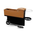 thumbnail image 1 of Caja de almacenamiento para grietas en el asiento del automóvil Cargador de caja USB dual (copiloto naranja) Tmvgtek Accesorios para autos y motos, 1 of 7