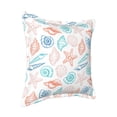 thumbnail image 2 of Bingfone Decorative Pillow Covers 18"X18" Colorful Seashells1 Couch Pillow Cases Modern Farmhouse Covers For Couch Sofa Bed, 2 of 9