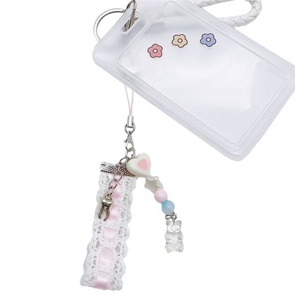 ZPAQI Stylish Bear Phone Chain Cellphone Pendant Phone Lanyard Bag Charm for Women