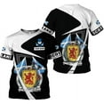 thumbnail image 2 of Personalized Scotland Shirt, Scottish Lion Rampart Shirts, Scotland Shirt Retro Graphic, Scots Shirt, Scotland Coat of Arms (ZipHoodie, 4XL), 2 of 8