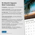 thumbnail image 6 of Beaches | 2026 12x24" (Hanging) Monthly Square Wall Calendar | Plato, 6 of 9