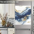 thumbnail image 4 of Blue Marble with Gold Magnetic Dishwasher Cover Magnet Refrigerator Dishwashers Sticker Kitchen Decorative Art Panel Decal 23"x26", 4 of 6