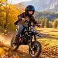 thumbnail image 6 of Gpower 49cc Dirt Bike for Kids 6–15, 2-Stroke Gas-Powered Mini Bike, 1-Seater, Black, 6 of 11