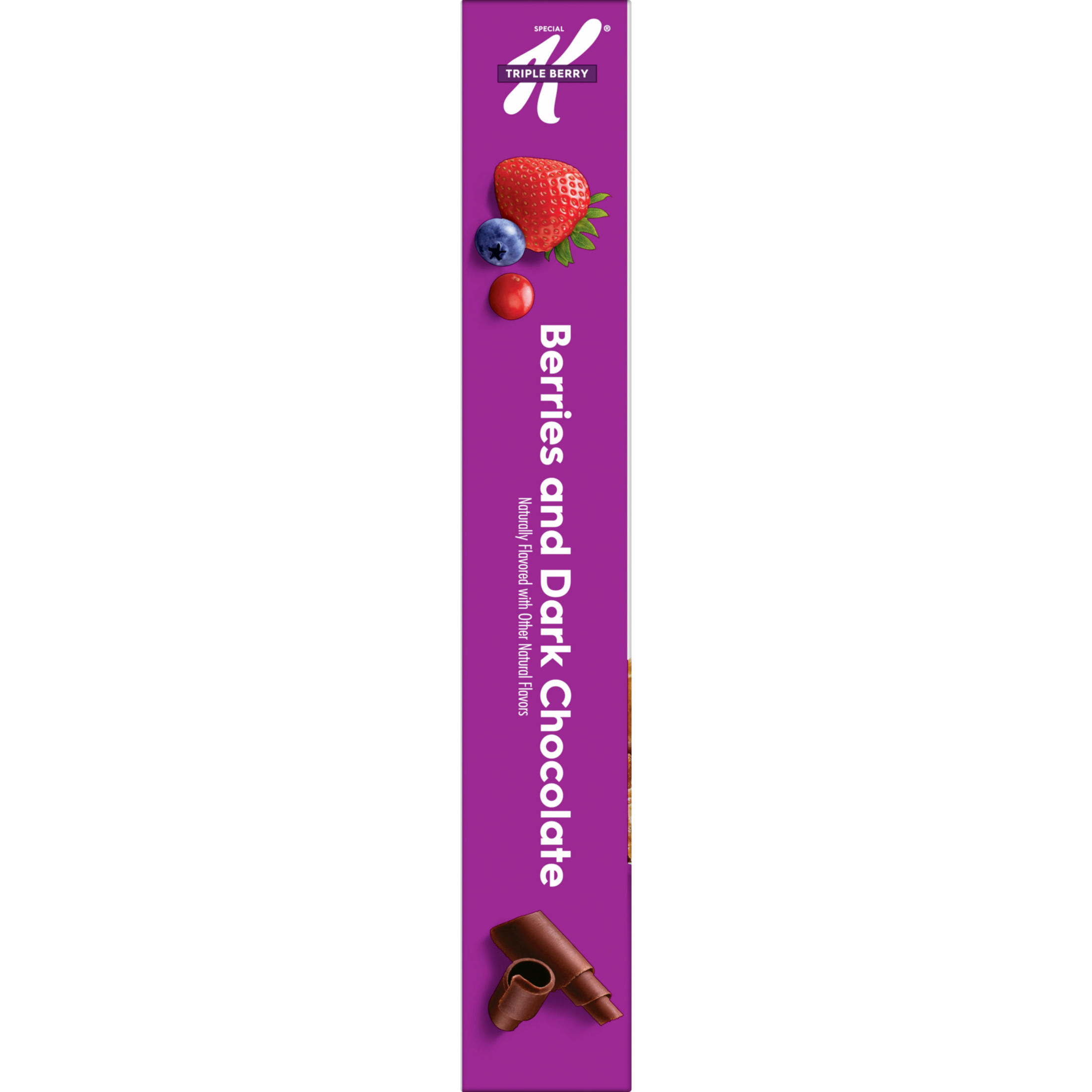 Kellogg's Special K Plus Berries and Dark Chocolate Super Blend Cereal, High Fiber, 14.7  oz