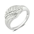 thumbnail image 2 of Arista 1/2 Carat T.W Diamond Fashion Anniversary Ring in Sterling Silver (I-J, I2-I3), 2 of 3