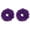 Purple, variant on 2 Pack Hair Scrunchie Headwear Tie Ring Plain Big Hairbands for Women(Red)