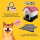 thumbnail image 3 of Casa Térmica para Mascotas KE WOOW Mediana Color Rojo, 3 of 11