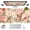 Pastel Roses, variant on Cute Floral Desk Mat Pastel Roses Gaming Mouse Pad XXL Large Extended Flowers Desk Pad, Laptop Keyboard and Mouse Mat with Stitched Edges, Women Computer Desktop Mat Gamer Playmat 31.5x15.7 in