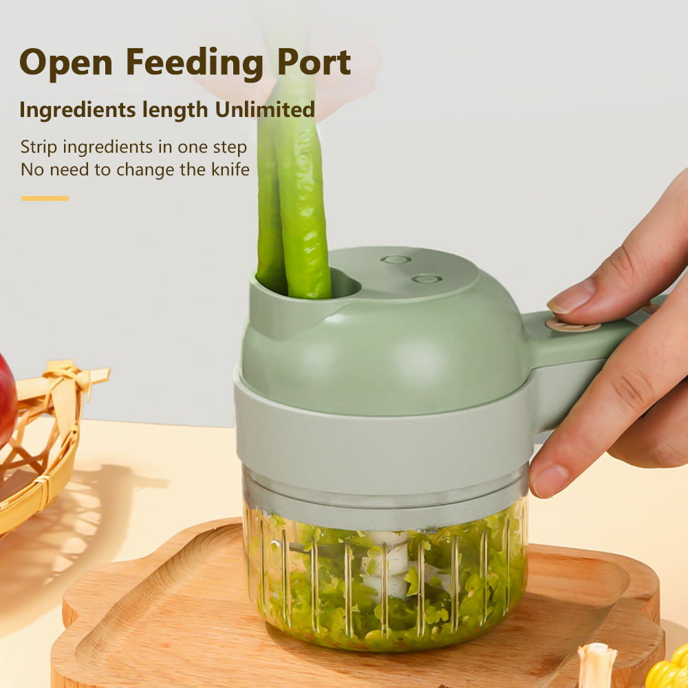 4-in-1 Wireless Vegetable Chopper – At Home Living