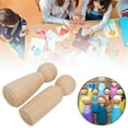 thumbnail image 4 of Poupée en Bois Innovante, 20 Pcs Marionnette, pour Famille Enfants Commun École JM01895, 4 of 8