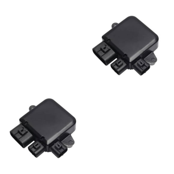 Langgg Black Car Cooling Fan Control Unit Module Fan Control Unit Cooling Fan Control Fan Control Module 2Set