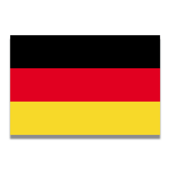 Magnet Me Up Germany German Flag Vinyl Automotive Magnet Decal, 4x6 Inches
