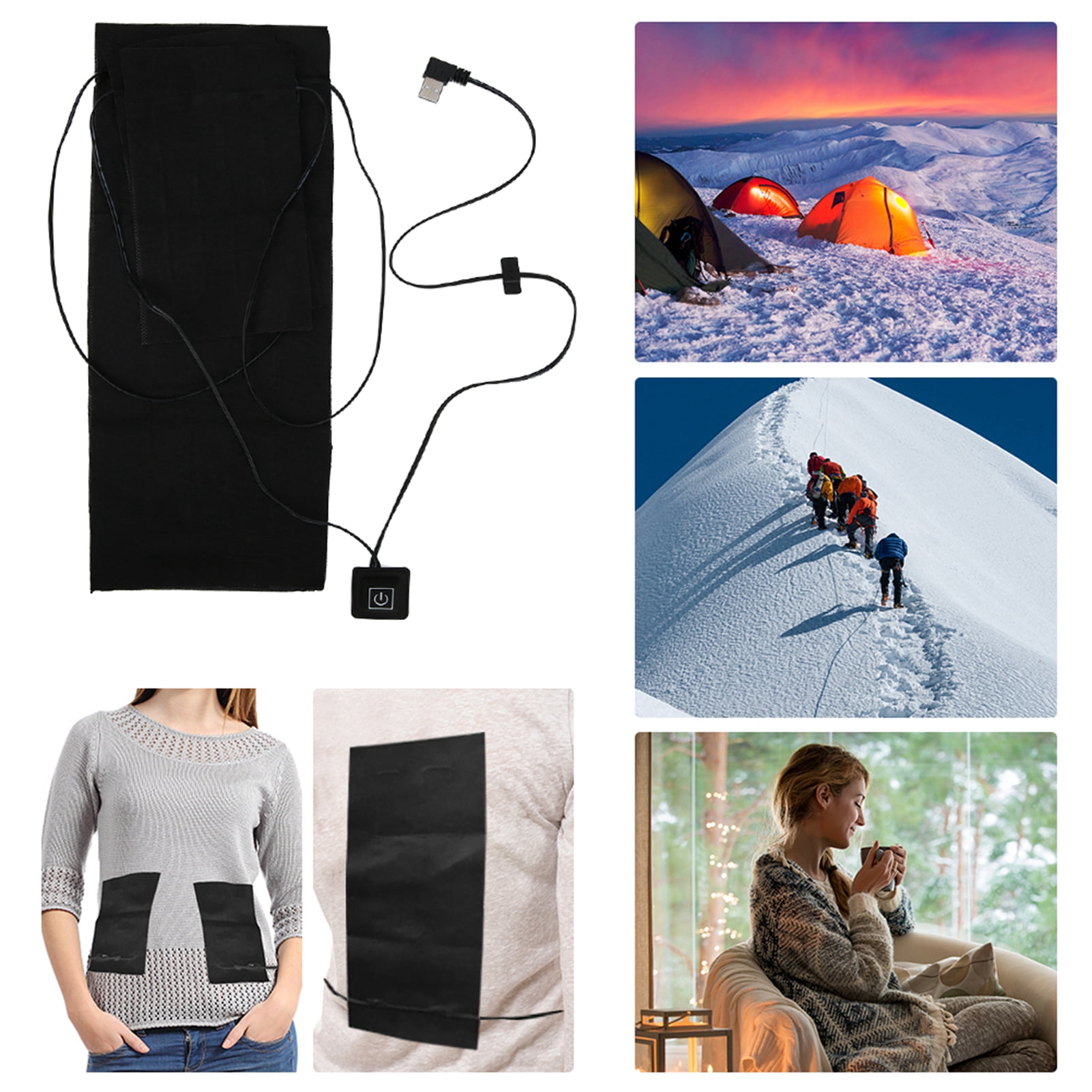 Vest Heating Pad Heating Pad lightweight and portable  waterproof for Clothing Vest