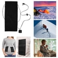 thumbnail image 2 of Qiilu 3 In 1 Heat Cloth Smart Temperature Adjustment Electric Heating Pad for Clothing Vest,Vest Heating Cloth,Heating Pad, 2 of 8