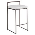 thumbnail image 4 of LumiSource Fuji Stacker 26" Fixed-Height Counter Stool - Set of 3, 4 of 6