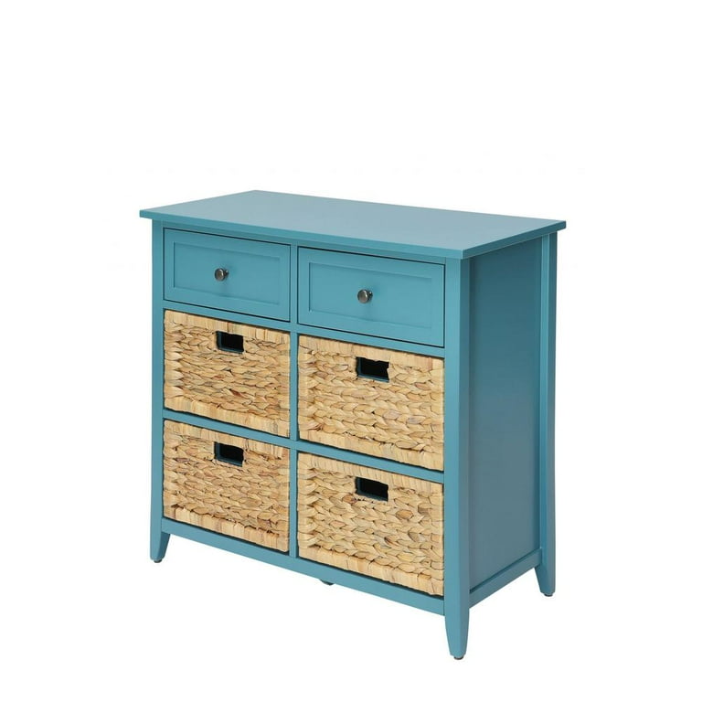 Pop Of Color Teal Accent Chest With Storage Pop Of Color Teal Accent Chest With Storage