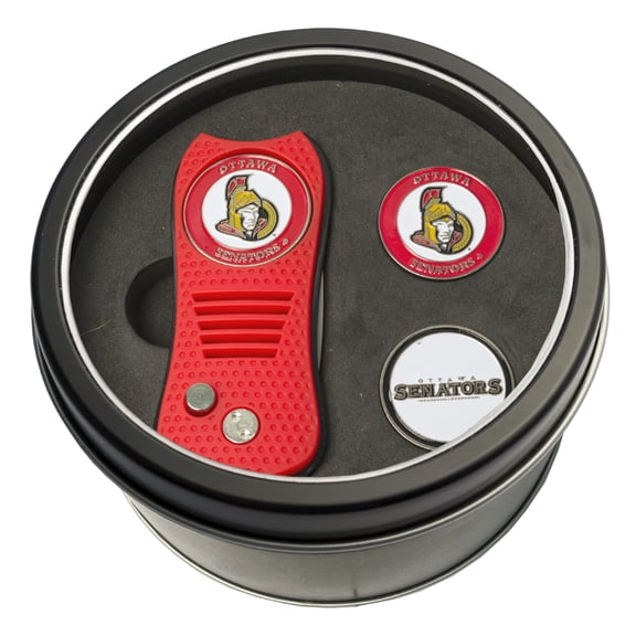 Team Golf NHL Tin Gift Set with Switchfix Divot Tool and 2 Ball Markers