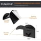 thumbnail image 2 of Wall Adhesive Hat Hooks, 16 Hat Racks, No Drill Hat Racks, for Baseball Caps (Black), 2 of 4
