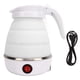 thumbnail image 1 of Hervidor portátil plegable de ebullición rápida, hervidor de agua eléctrico plegable seguro para viaje, para el hogar, Camping, 600ml, enchufe blanco de la UE 220V, 1 of 10