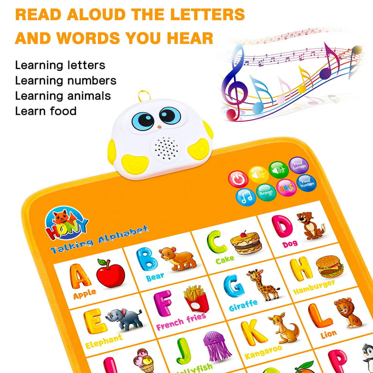 Interactive Alphabet Wall Chart - Talking Abc Letters, Numbers & Words  Learning Tool For Students - Educational Alphabet Board For Boys & Girls! -  Temu