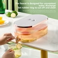 thumbnail image 4 of MERILER 5.3L Cold Kettle with Faucet, Large Capacity Water Jug for Iced Beverages, Lemonade, Fruit Teapot, and Drink Container for Refrigerator Use, Ideal for Garden, Home, and Parties, 4 of 8