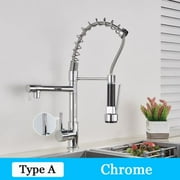 Senlesen Chrome Kitchen Faucet Swivel Sink Pull Down Sprayer Mixer Tap