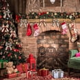 thumbnail image 4 of 2 Rolls Christmas Buffalo Plaid Wired Edge Ribbons Christmas Tree Burlap Fabric Craft Ribbon Wrapping Ribbon with Checkered Edge, 6Yards/Roll, 4 of 6