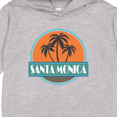 thumbnail image 3 of Inktastic Santa Monica California Travel Toddler Hoodie, 3 of 4