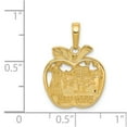 thumbnail image 3 of 14k Yellow Gold New York City Skyline in Apple Pendant, 3 of 4