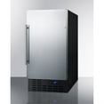 thumbnail image 2 of ADA compliant 18" wide frost-free freezer built-in or freestanding use, with SS door, black cabinet, lock, and digital thermostat, 2 of 5