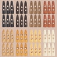 thumbnail image 7 of 48Pcs 8 Colors Natural Wood Buttons 48.5x14mm Two Holes Horn Toggle Tooth Shape Button Sweater Coats Sewing Replacement Accessories for Jacket Clothing DIY Art Craft Projects Colorful, 7 of 7