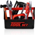 thumbnail image 2 of OUSITAID Outils de Construction pour Enfants Ensemble de Jeu 22 Pcs avec Sac de Transport, 2 of 8