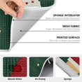 thumbnail image 6 of Yayeee Dish Drying Mat for Kitchen Counter 18" x 24" Microfiber Super Absorbent Coffee Decorative Pad, Christmas Santa Hats, 6 of 9
