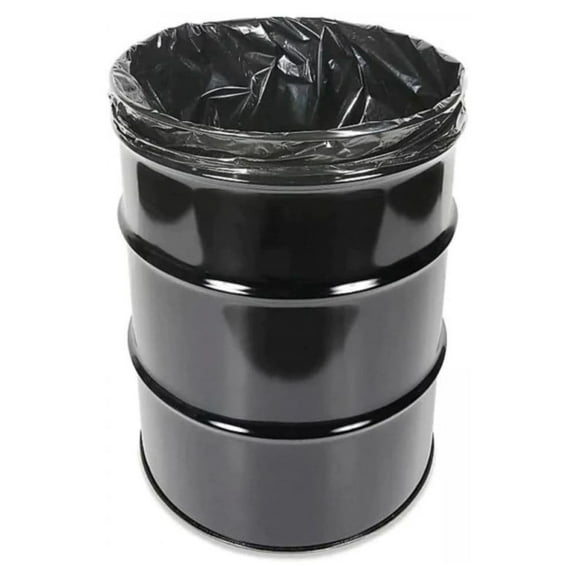 - 55 Gallon Trash Bags, 6 Mil - Contractor Trash Bags, Black Trash bags, Large Trash Bags, Heavy Duty Garbage Bags, 55 Gallon Trash Bags Heavy Duty (10 Pack)