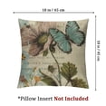 thumbnail image 4 of PIKWEEK  Butterfly Farmhouse Throw Pillow Covers, Wild Butterflies Set of 2 Cushion Case Pillow Cover for Bed  Couch Square Throw Pillowcases for Men Women Multiple specifications&nbsp; White, 4 of 7