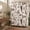 Brown-b, variant on Western Cow Skull Shower Curtain, Brown Rustic Country Farmhouse Tribal Abstract Wildflower Shower Curtains, West Desert Cactus Plant Cow Print Bathroom Curtain Decor with Hooks 72Wx72H