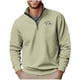 thumbnail image 1 of Blusa y camisa de manga larga con cuello alto para hombre, sudadera con capucha estampada, jersey deportivo con media cremallera, blusa de manga larga con cuello alto para hombre, blusa de poliéster, 1 of 4