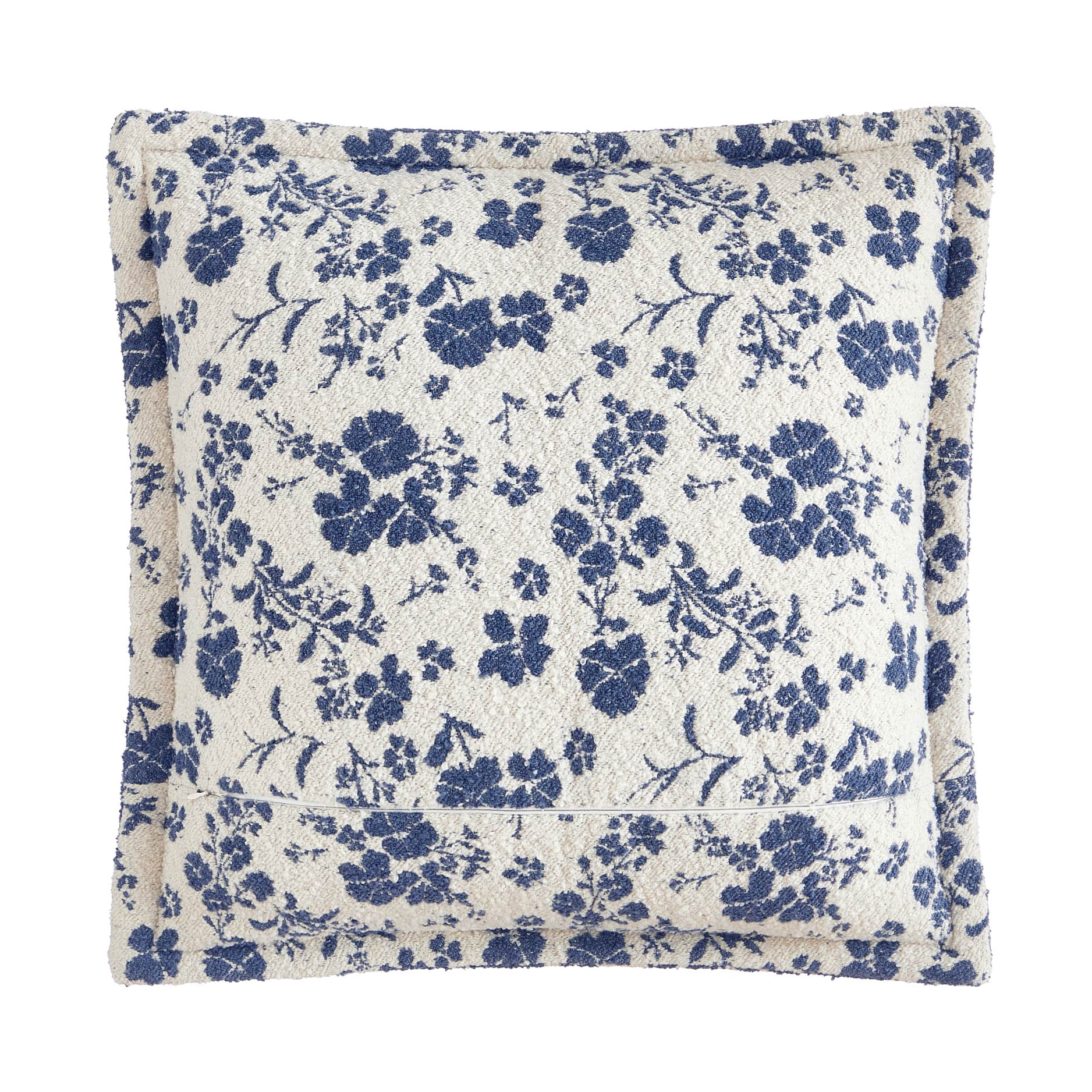 The Pioneer Woman Blue Daisy Boucle Decorative Pillow, 20" x 20"