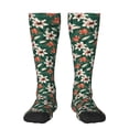 thumbnail image 2 of Lsque Lilies Flowers Printed Crew Socks Men's Women's LightWeight Thin Casual Calf Socks ,Knee High Socks,Cotton Socks, 2 of 9