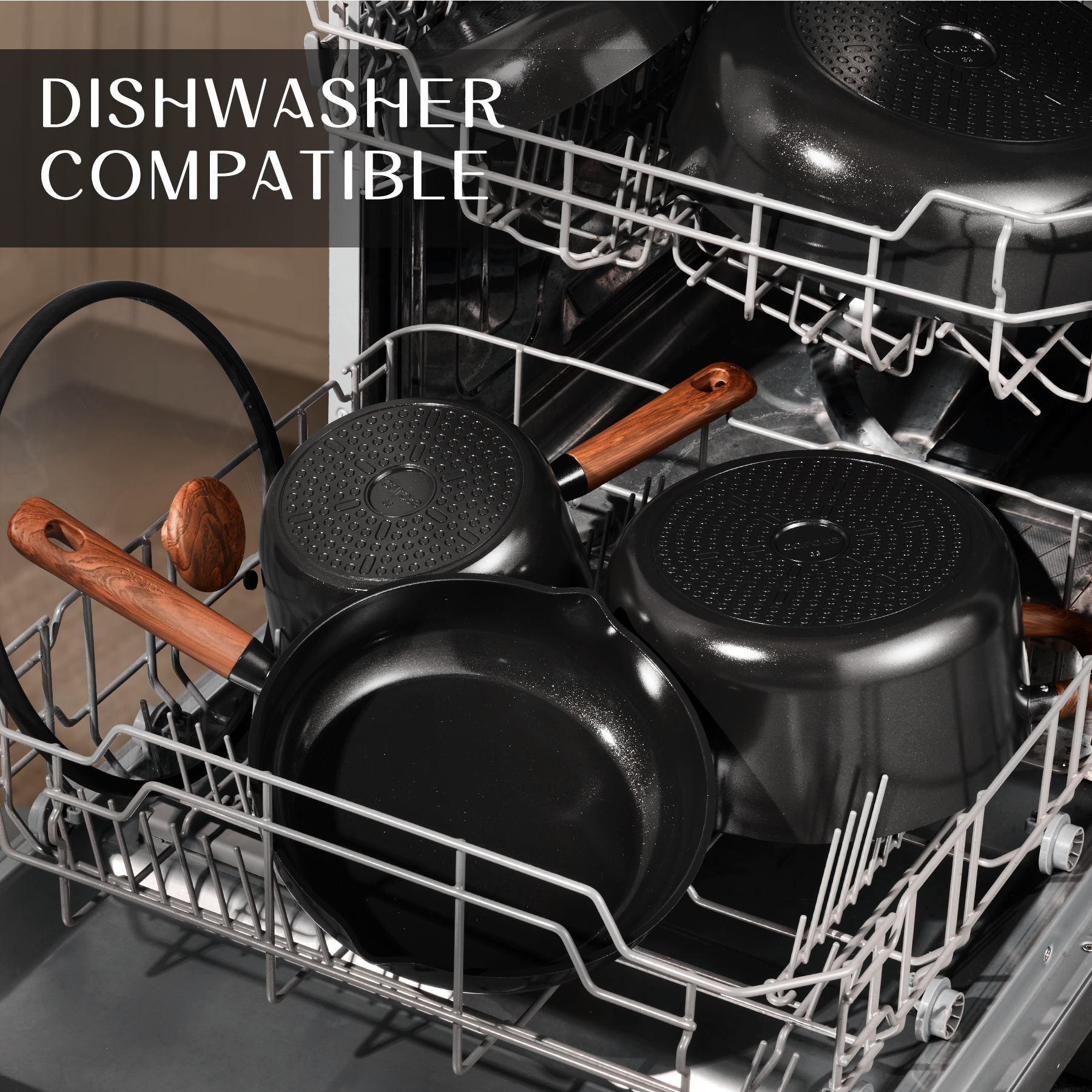 Carote 21-Piece Ceramic Nonstick Cookware Set, Induction Compatible photo 8