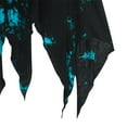 thumbnail image 3 of steampunk Gothic Dresses for Women,Womens Vintage Long Sleeve Lace Up Midi Dress Asymmetric Hem Tie Dye Print Dress, 3 of 4