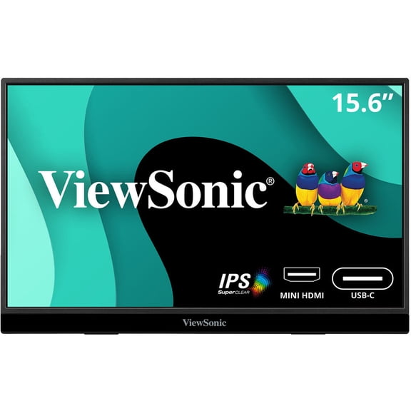 Restored ViewSonic VX1655-S 15.6" 1080p FHD Portable LED IPS Monitor (Refurbished)