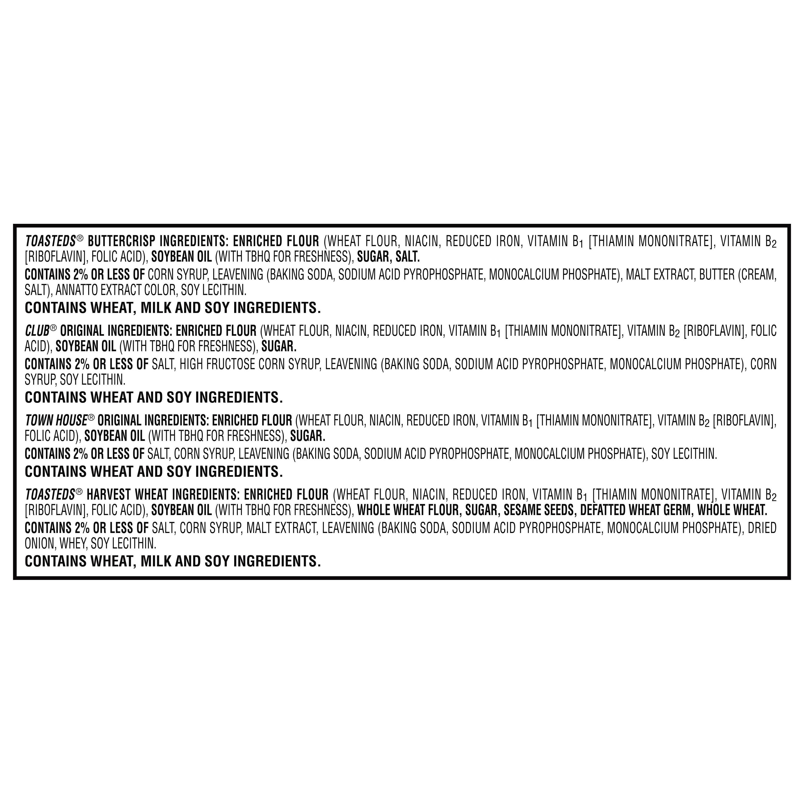 Keebler Mixed Cracker Brands 4 Flavors 52oz