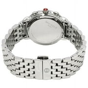 Michele Sidney 117 Diamonds Swiss Chronograph Silver Womens Watch MWW30A000001