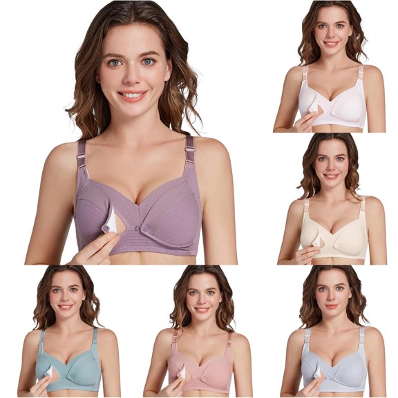 Nursing Bralette for Maternity and Postpartum Comfort Seamless Wireless Supportive Bra for Daily wear and Sleep
