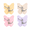 1Set, variant on ABPETE 4 Pack Butterfly Adhesive Wall Hooks, Rotating 3-Prong Stick-On Hooks with Adjustable Wings for Towels, Keys, Bags, Bathroom, Kitchen, Entryway and Corner Storage(1Set)