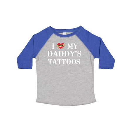 

Inktastic I Love My Daddy s Tattoos Gift Toddler Boy or Toddler Girl T-Shirt