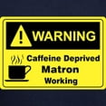 thumbnail image 3 of CafePress - Caffeine Warning Matron Hoodie (Dark) - Pullover Hoodie, Classic, Comfortable Hooded Sweatshirt, 3 of 4
