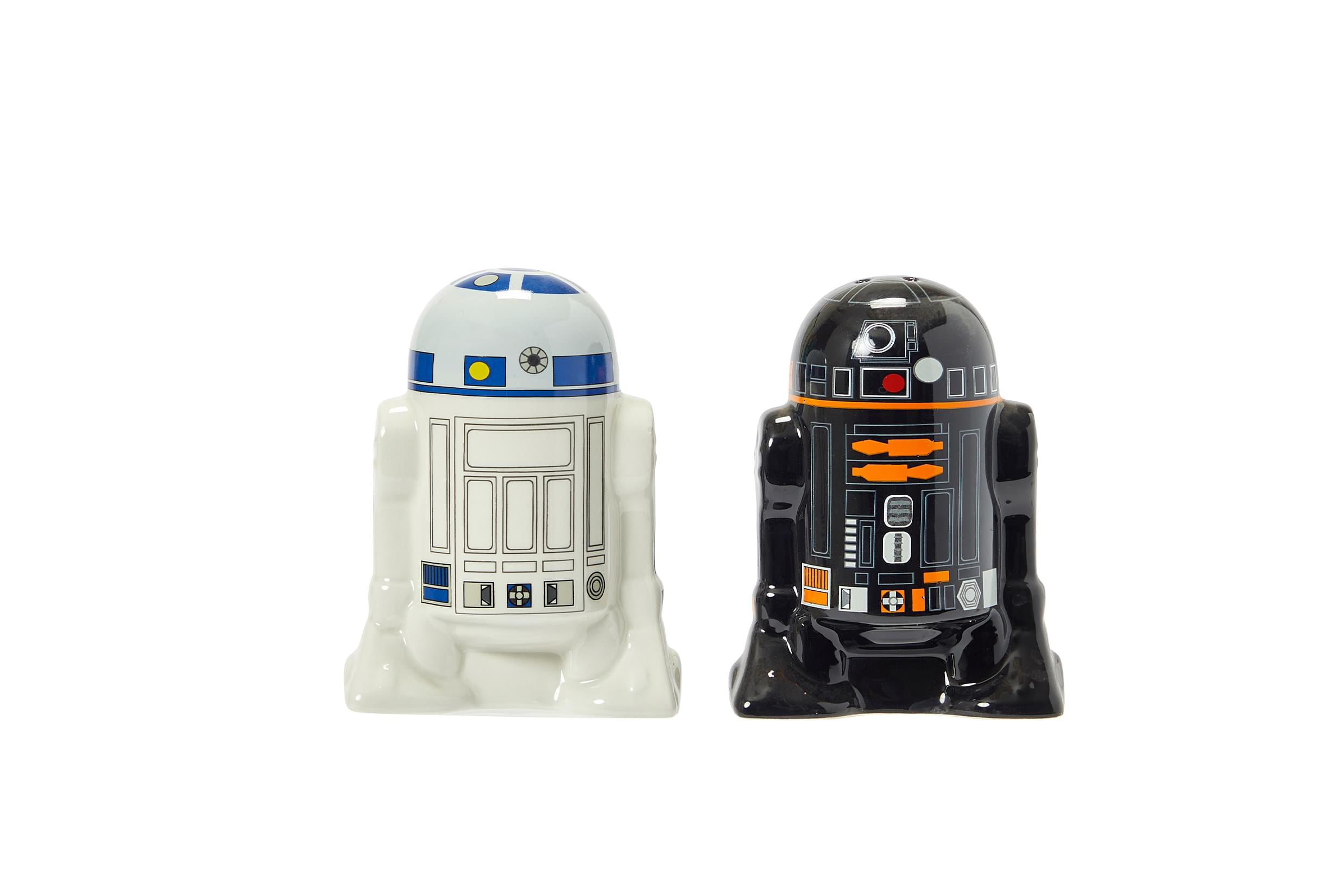 Star Wars R2D2 and R2Q5 Ceramic Salt and Pepper Shaker Set 
